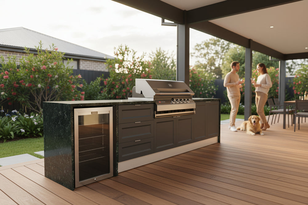 Grillhound Outdoor Kitchen Package to Suit Ziegler And Brown Turbo with fridge - GZS300