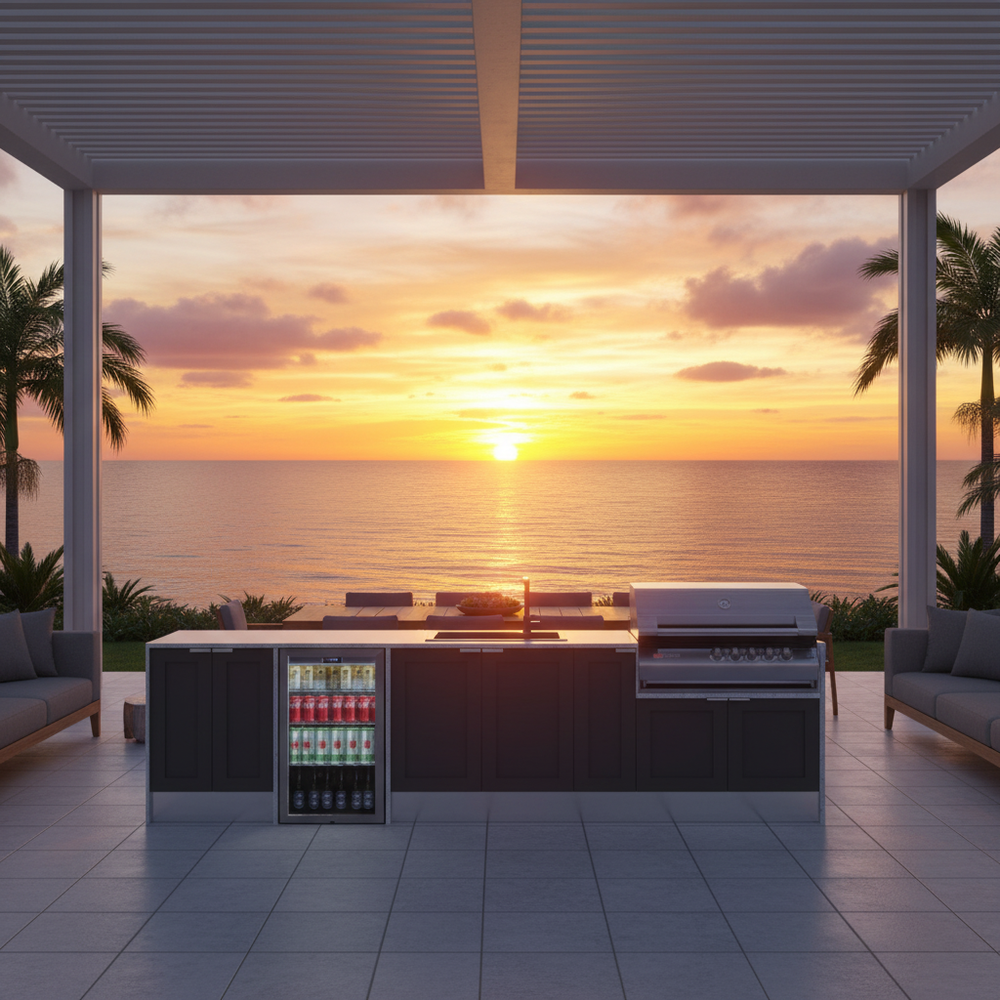 Grillhound Outdoor Kitchen Package to Suit Ziegler And Brown Turbo with fridge- GZ3318