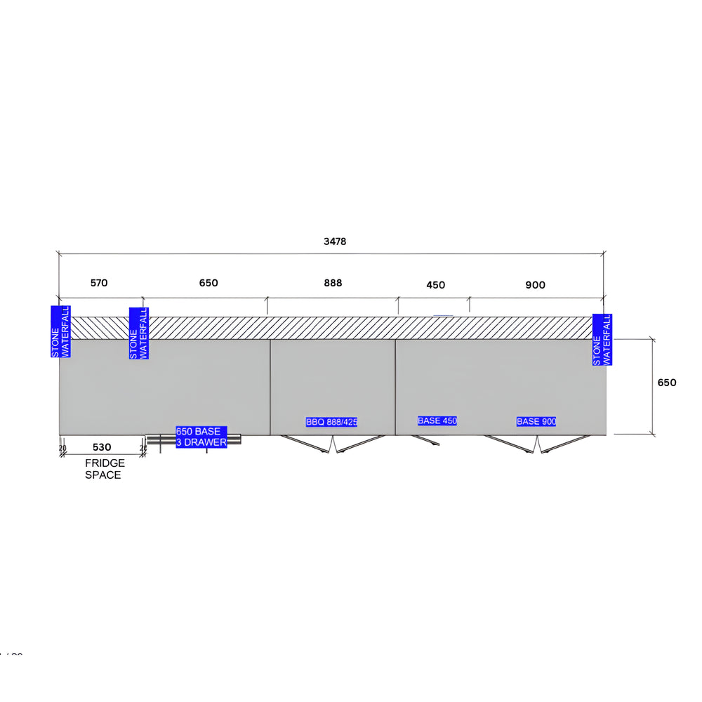 Grillhound Outdoor Kitchen Package to Suit Ziegler And Brown Turbo - GZ356