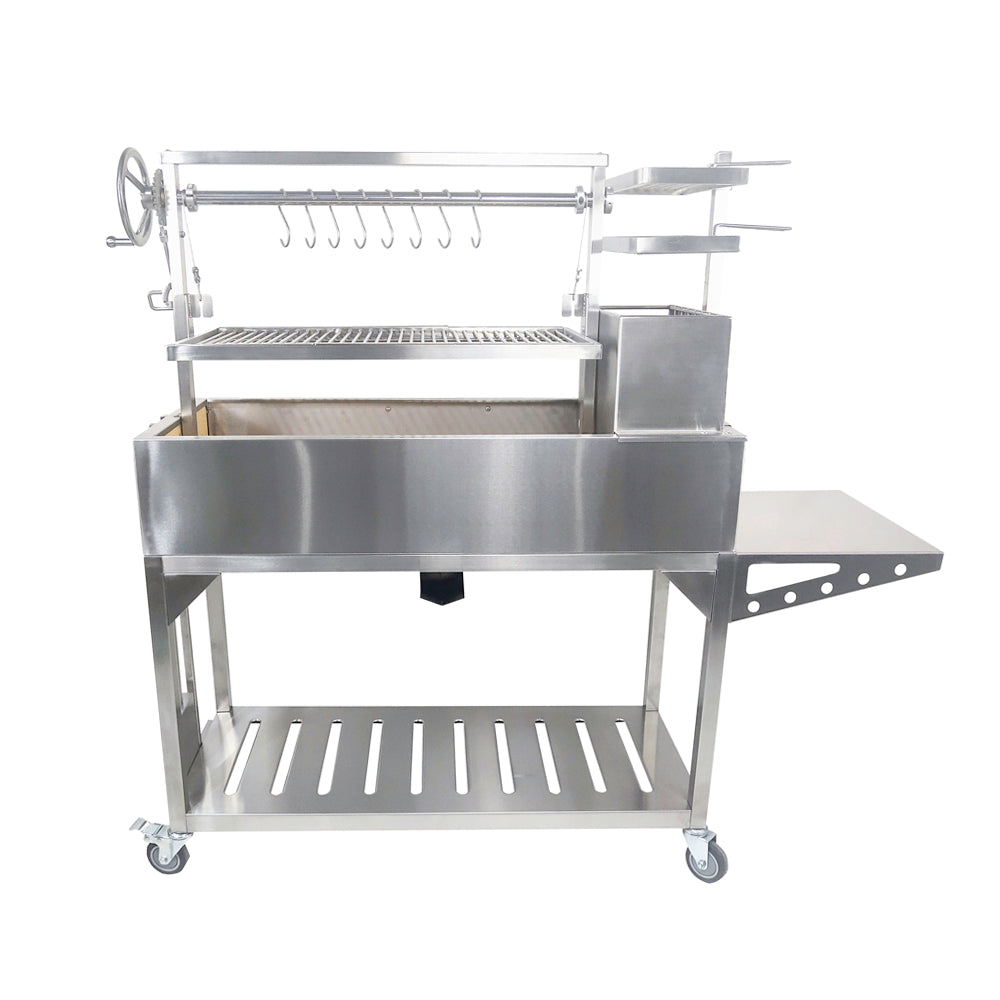 Tagwood bbq Argentine Wood Fire and Charcoal Grill all Stainless Steel BBQ03SS