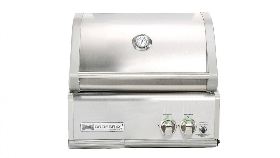 crossray bbq 2 burner front